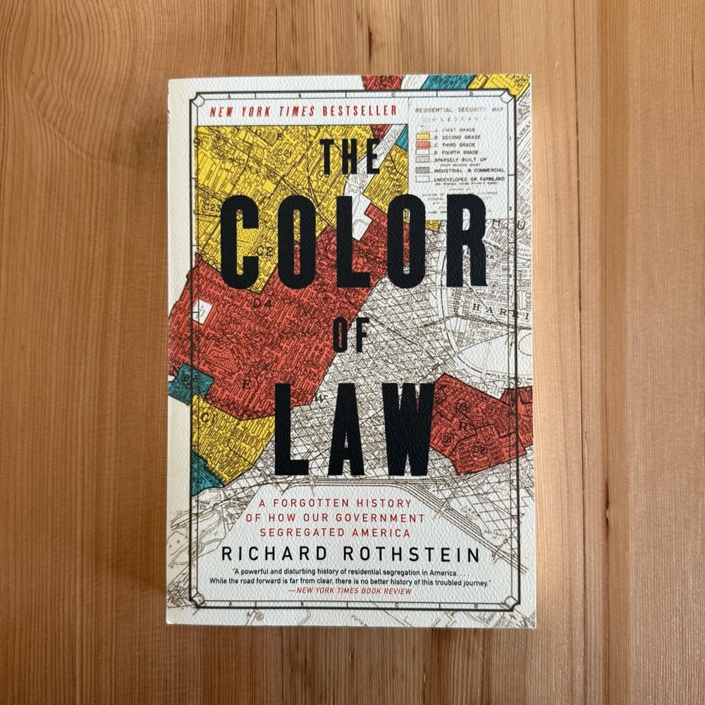 The Color of Law by Richard Rothstein Paperback Book